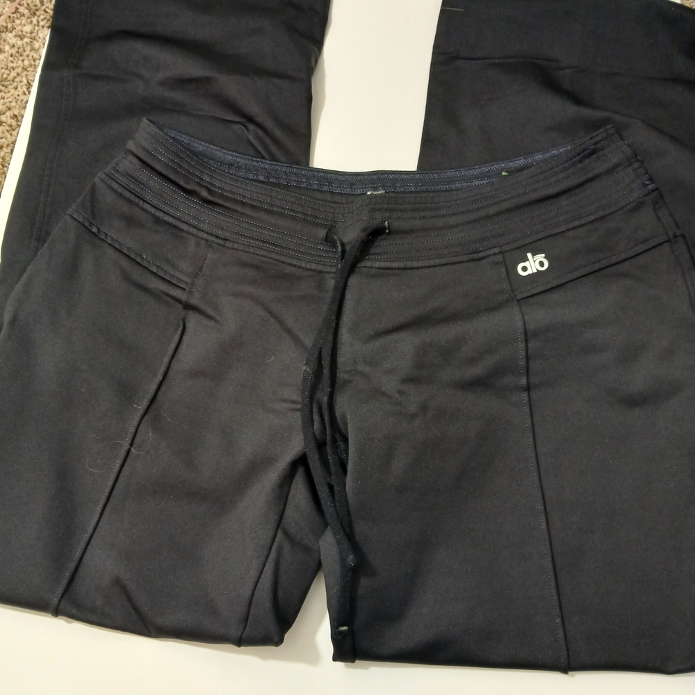 Alo Black Drawstring Pants